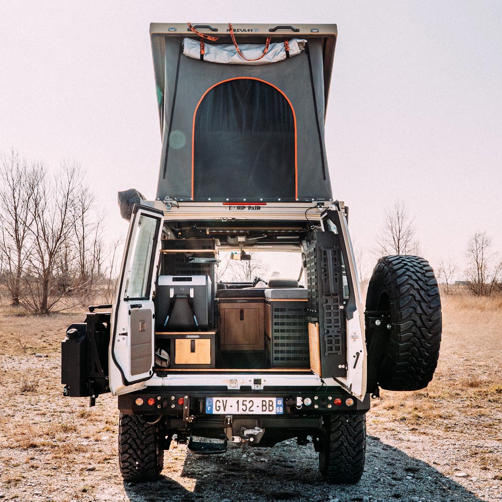 Land Cruiser 78 Troopy Dachumbau Innenausbausystem