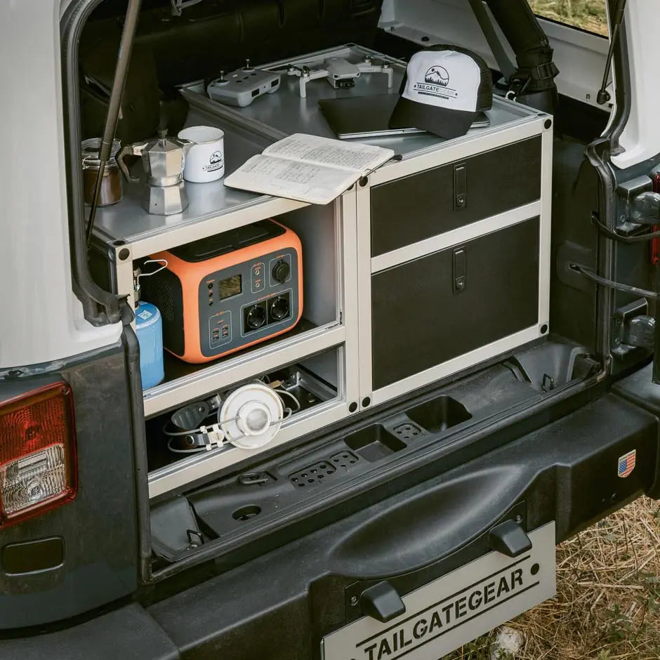 Stacked double drawer module  TAILGATE GEAR